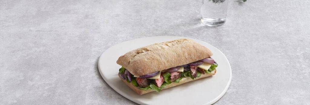 5790009102 120g Top Cut Ciabatta Roll